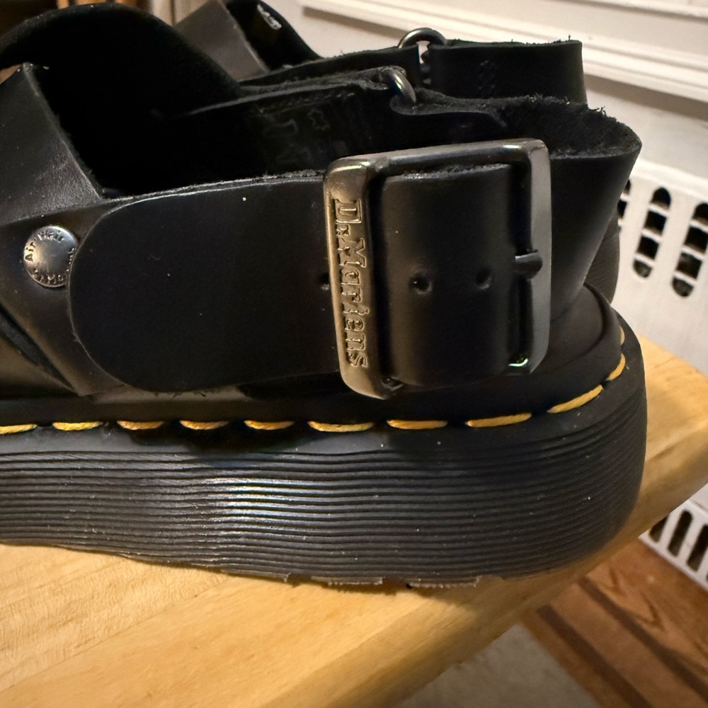 Dr Martens Zane Brando Leather Slingback Sandals 7 - Picture 11 of 15